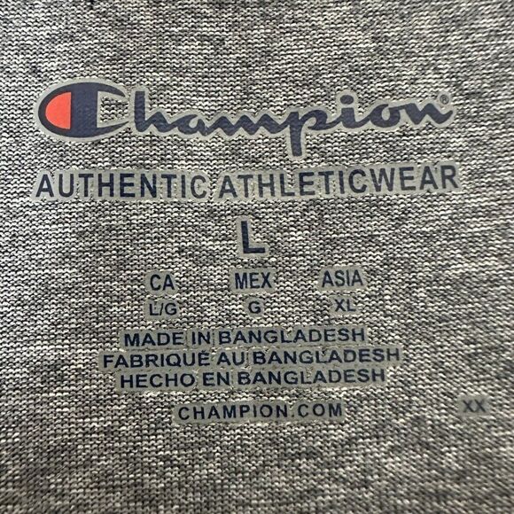 Georgia Bulldogs Champion Shirt Mens Large Grey Red Short Sleeve Athleisure NCAA - Picture 2 of 7